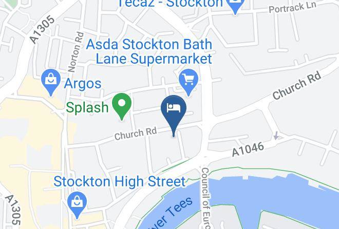 Stockton On Tees - Hampton By Hilton Stockton On Tees Maps
