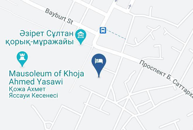 Hampton By Hilton Turkistan Map