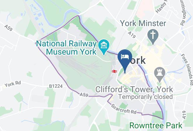 Hampton By Hilton York Map