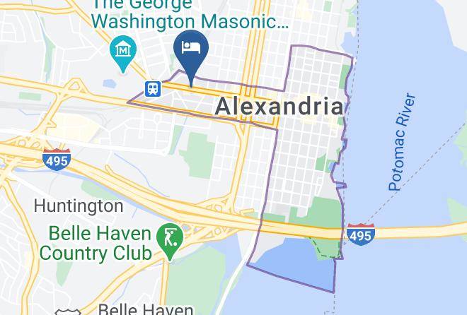 Alexandria City - Hampton Inn Alexandria Old Town King St Metro Maps