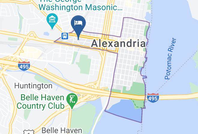 Alexandria City - Hilton Garden Inn Alexandria Old Town National Harbor Maps