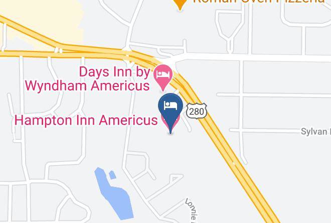 Sumter - Hampton Inn Americus Maps