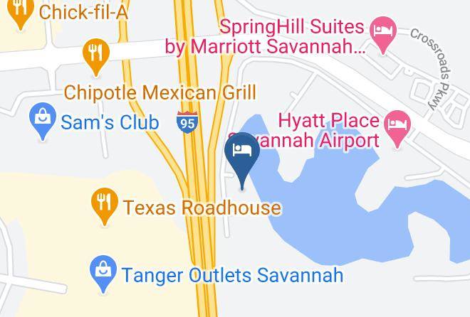 Chatham - Hampton Inn And Suites Savannah Airport Maps