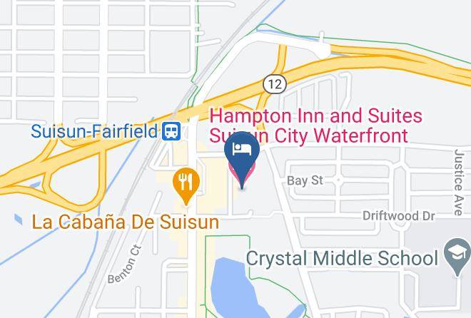 Solano - Hampton Inn And Suites Suisun City Waterfront Maps