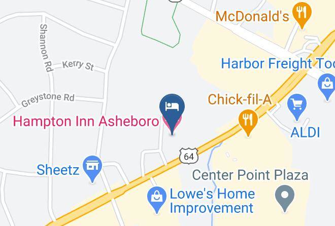 Randolph - Hampton Inn Asheboro Maps