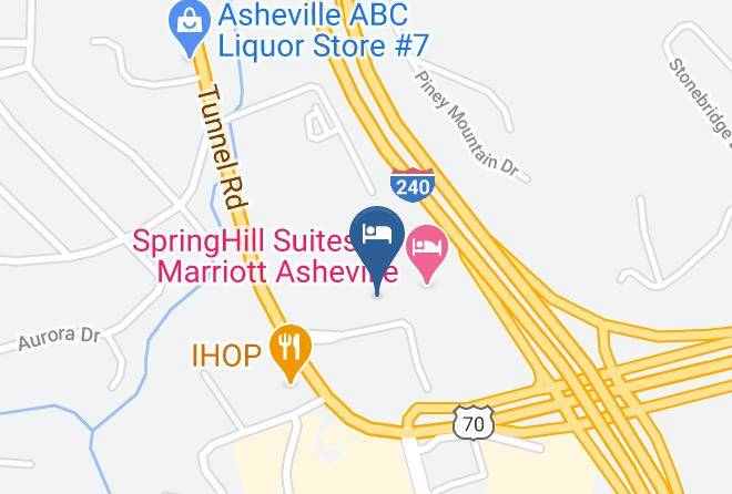 Buncombe - Hampton Inn Asheville Tunnel Rd Maps