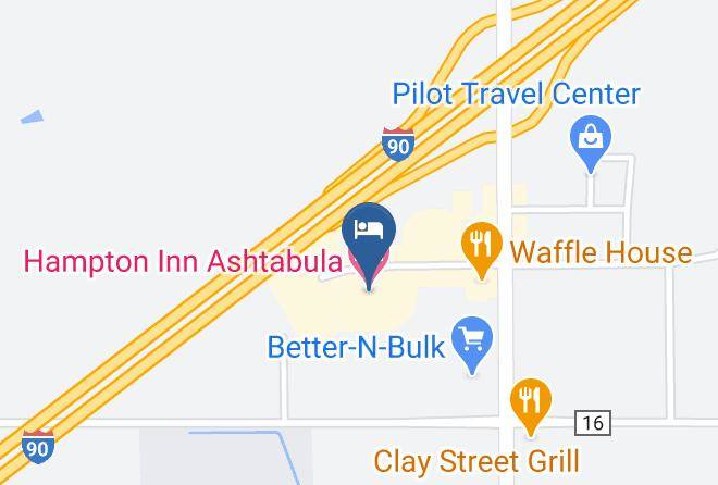 Ashtabula - Hampton Inn Ashtabula Maps