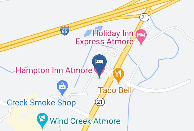 Hampton Inn Atmore Map