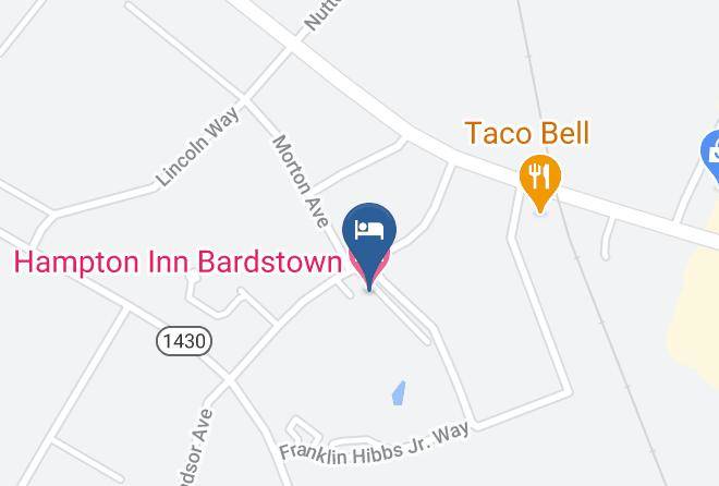 Nelson - Hampton Inn Bardstown Maps