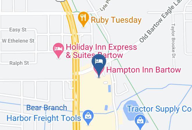 Polk - Hampton Inn Bartow Maps