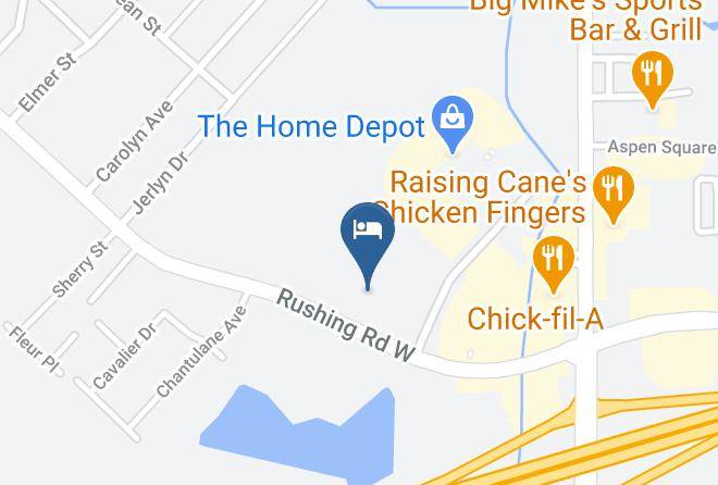 Hampton Inn Baton Rouge Denham Springs Map