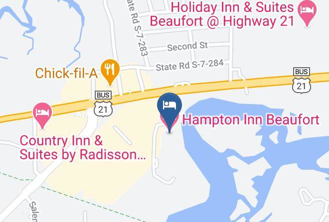 Beaufort - Hampton Inn Beaufort Maps