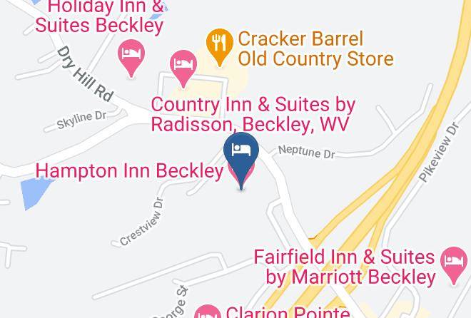 Hampton Inn Beckley Map