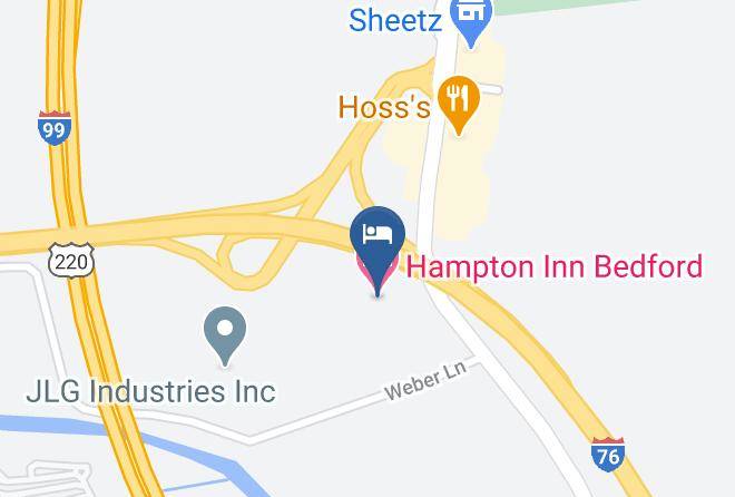Bedford - Hampton Inn Bedford Maps