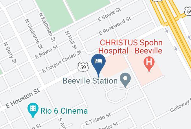 Hampton Inn Beeville Map