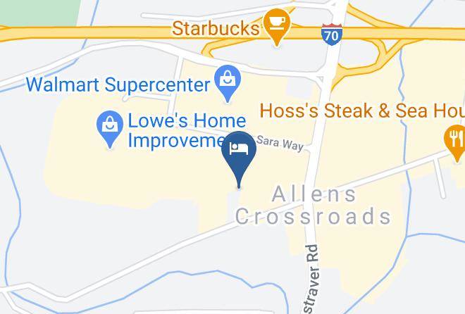 Westmoreland - Hampton Inn Belle Vernon Maps