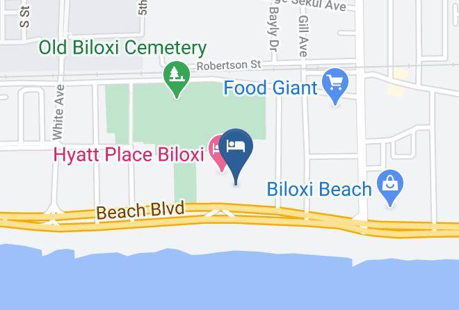 Hampton Inn Biloxi Map