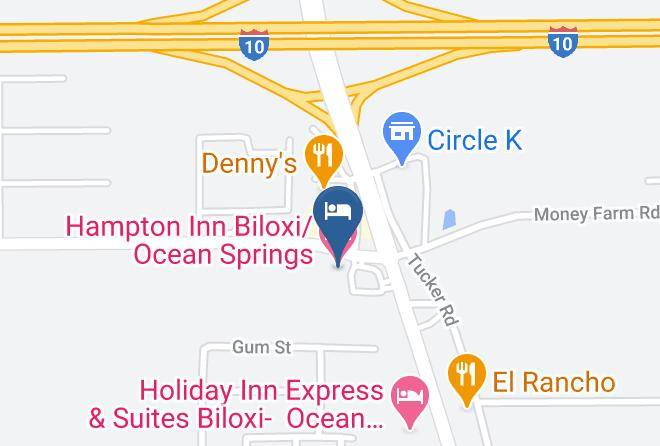 Jackson - Hampton Inn Biloxi Ocean Springs Maps