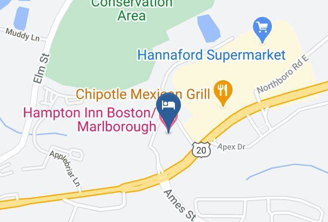 Middlesex - Hampton Inn Boston Marlborough Maps