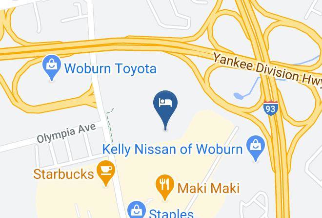 Middlesex - Hampton Inn Boston Woburn Maps