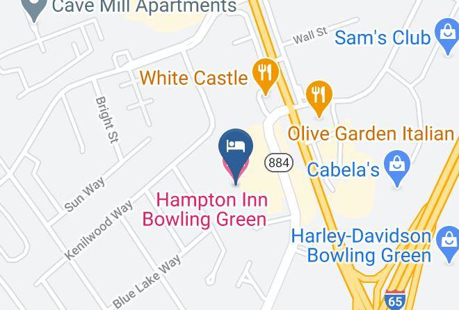 Hampton Inn Bowling Green Map