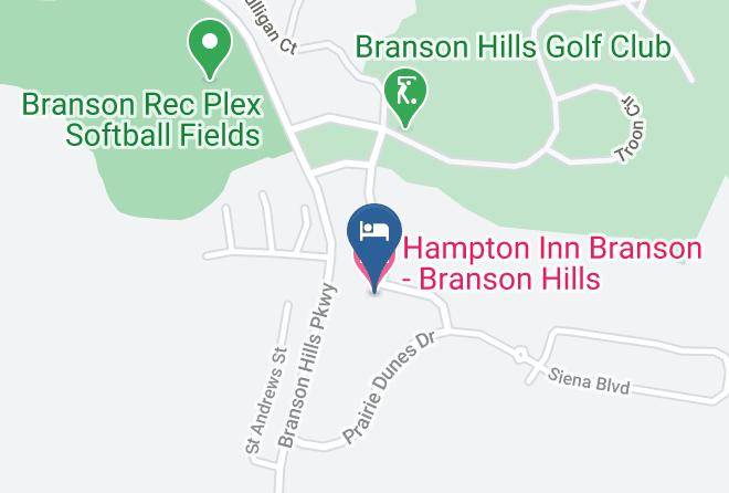 Hampton Inn Branson Branson Hills Map