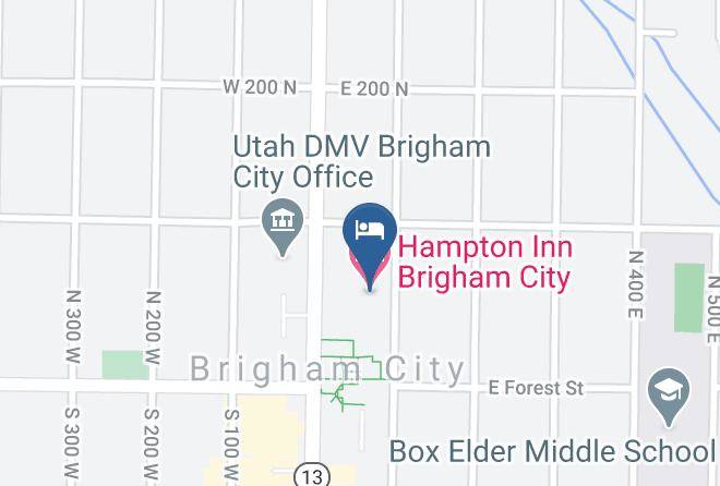 Hampton Inn Brigham City Map