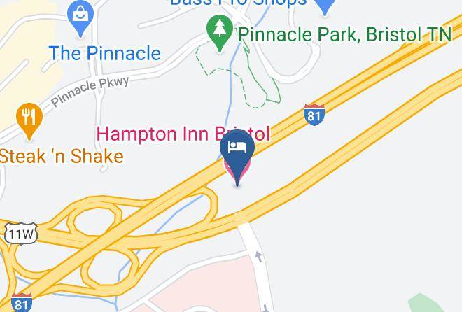Sullivan - Hampton Inn Bristol Maps