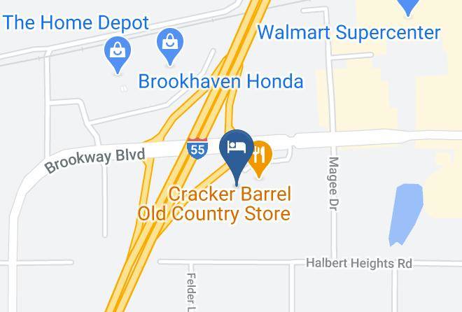 Lincoln - Hampton Inn Brookhaven Maps