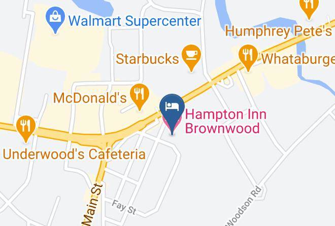 Brown - Hampton Inn Brownwood Maps