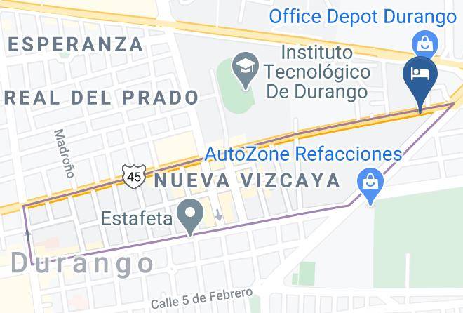 Durango Nueva Vizcaya - Hampton Inn By Hilton Durango Maps