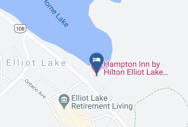 Algoma - Hampton Inn By Hilton Elliot Lake Ontario Canada Maps