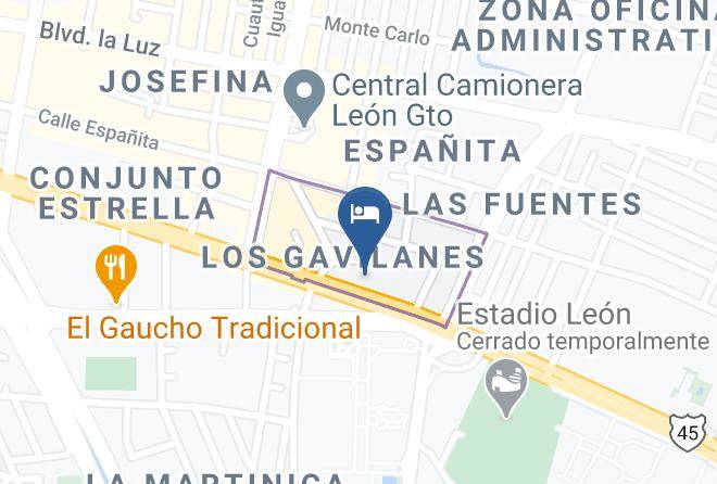 Leon - Hampton Inn By Hilton Leon Maps