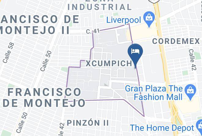 Merida - Hampton Inn By Hilton Merida Maps