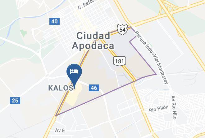 Apodaca - Hampton Inn By Hilton Monterrey Apodaca Maps