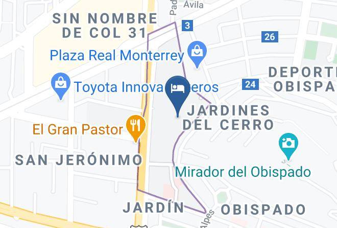 Monterrey - Hampton Inn By Hilton Monterrey Galerias Obispado Mexico Maps