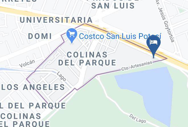 San Luis Potosi Inas Del Parque - Hampton Inn By Hilton San Luis Potosi Maps