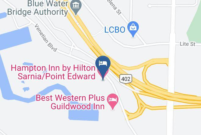 Lambton - Hampton Inn By Hilton Sarnia Point Edward Maps