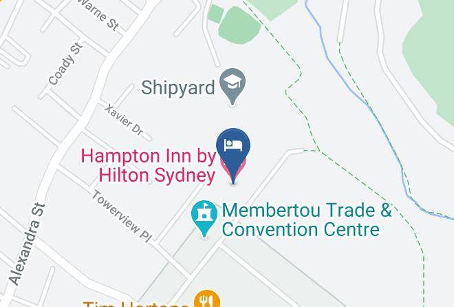 Hampton Inn By Hilton Sydney Map - Nova Scotia - Cape Breton