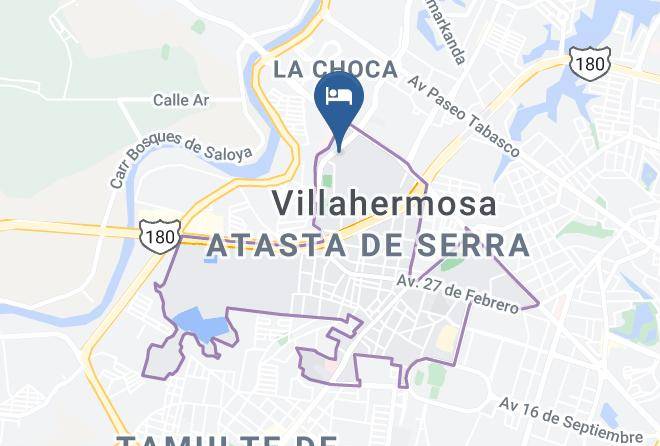 City Centre - Hampton Inn By Hilton Villahermosa Maps