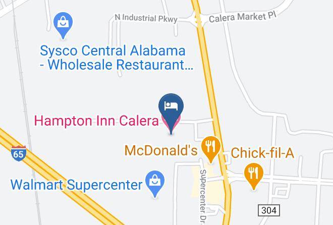 Shelby - Hampton Inn Calera Maps