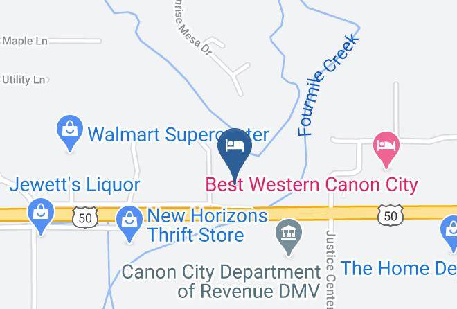 Fremont - Hampton Inn Canon City Maps