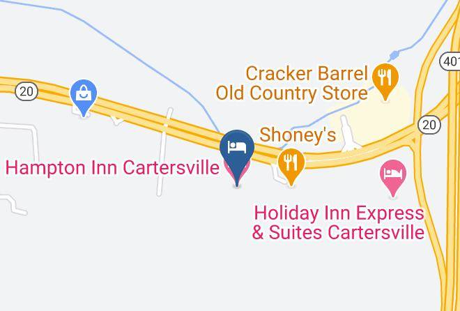 Bartow - Hampton Inn Cartersville Maps