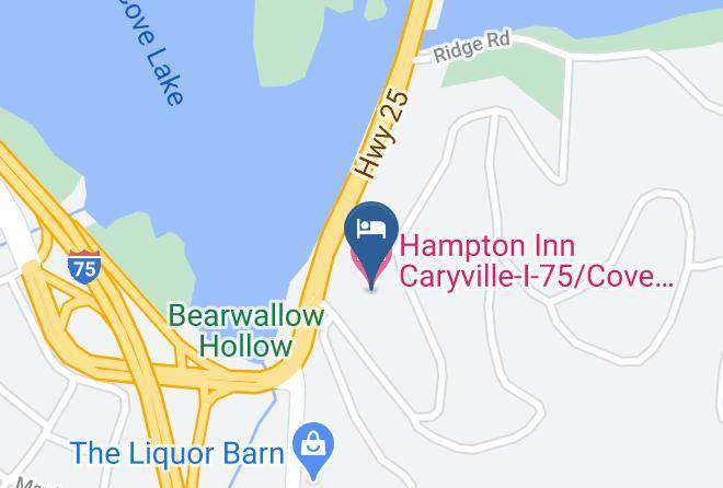 Campbell - Hampton Inn Caryville I 75 Cove Lake State Park Maps