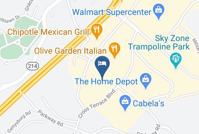Kanawha - Hampton Inn Charleston Southridge Maps