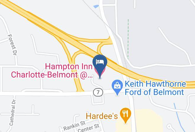 Hampton Inn Charlotte Belmont Montcross Map