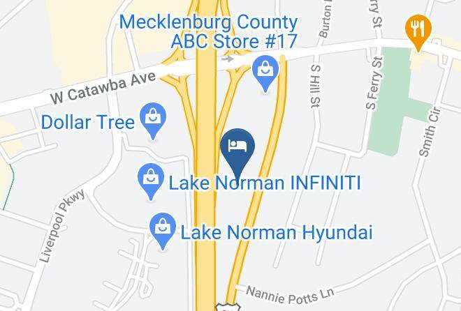 Mecklenburg - Hampton Inn Charlotte North Lake Norman Maps