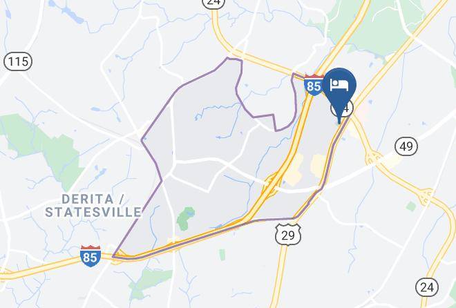 Mecklenburg - Hampton Inn Charlotte University Place Maps