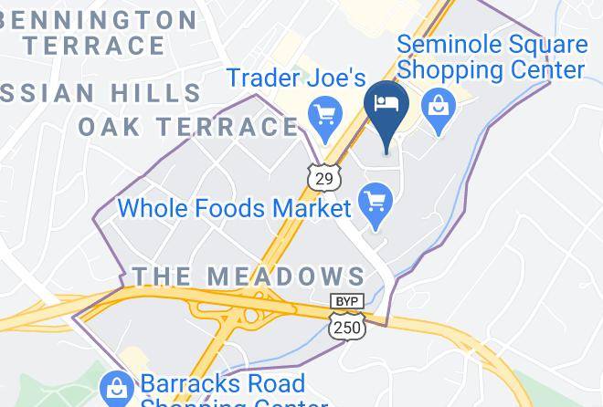 Charlottesville City - Hampton Inn Charlottesville Maps