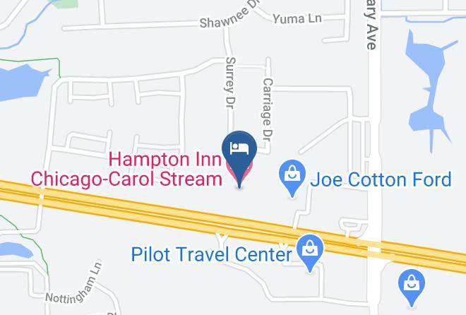 Dupage - Hampton Inn Chicago Carol Stream Maps